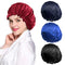 ROYBENS 4PCS Silk Hair Bonnets for Women, Sleeping Cap for Curly Hair and Braids