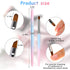 Nail Art Clean Up Brush, 2Pcs Round & Angled Nail Polish Brushes for Professional Nail Art Design