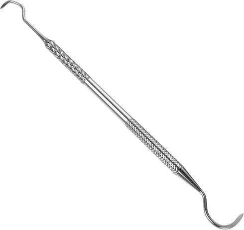 Dental Plaque Remover Tool - Stainless Steel Tooth Scraper for Tartar and Plaque Removal, Dentist's Dental Scaler