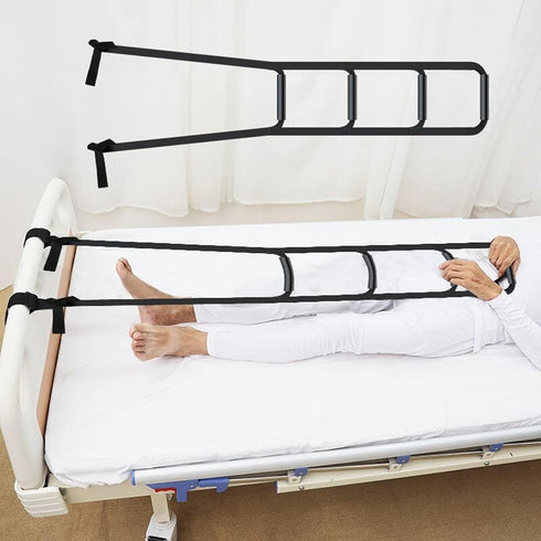 Sunicon (4 Adjustable Standing Aid Strap, Pull Up Aid Belt Traction Strap with Grips Sit Up Hoist for Elderly Pregnant