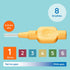 TePe Interdental Brush Extra Soft, Pack of 8, 0.45 mm, Orange, Size 1
