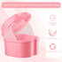 Zubebe 20 Pcs Denture Bath, Bulk Denture Holder with Strainer Basket, Dental Cup for Travel Cleaning, 5 Colors