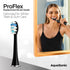 AquaSonic Proflex Replacement Brush Heads, ADA Accepted, for Whiter Teeth & Gum Care, Compatible with AquaSonic (3 Pack
