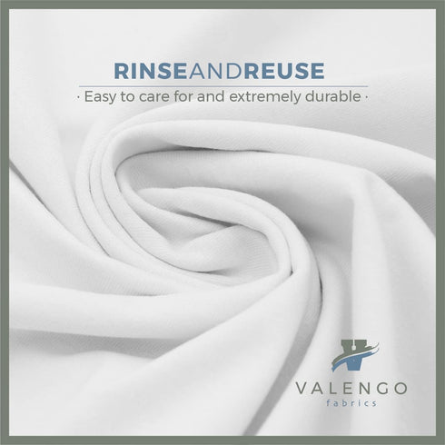 VALENGO New Lint Free Rags, 100% Cotton Cloth, Soft T-shirt Rags for Cleaning, Bag of 28 Rags 17”x17”