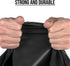 Commander 39 Gallon Black Garbage Bags with Flaps - 1.2 MIL, 33" x 41" - Pack of 40 for Home, Kitchen, Lawn, &