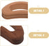 HONITANO 2pcs Wooden Cellulite Massager: Body Gua Sha Board - Handheld Muscle Scraper with Deep Groove - Massage Tool
