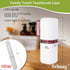Toothbrush Travel Case, Holder and Rinse Cup with Handle, Multifunctional Toothbrush Cup, Large Capacity (Purple +