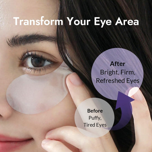 MIZON Collagen Eye Gel Patch - Hydrolyzed Collagen, Caviar, Chamomile for Firming, Nourishment, Wrinkle Care, 60pcs
