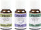 Homedics Essential Oil Set, Clarify and Relax, with Eucalyptus, Tea Tree and our Signature Relax Blend with Lavender. 3-Pack Essential Oil Kit, 15ml Each