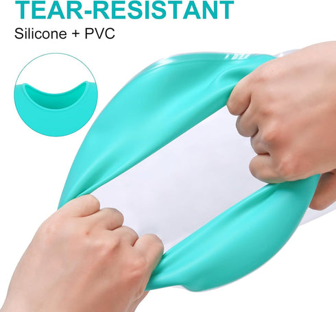 quiheat Waterproof Leg Cast Cover for Showering, Reusable Shower Sleeve for Upper Leg After Surgery, Watertight