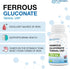 Puregen Labs Ferrous Gluconate, 324 mg Iron Supplement, Gentle on Stomach | 3 Pack - 300 Tablets Total