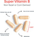 Allergy Research Group Super Vitamin B Complex, 120 Count Vegetarian Capsules