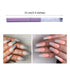 SILPECWEE 3Pcs Acrylic Nail Brush Set, UV Gel Nail Ombre Brush, Double-Head Sponge Pen for Nail Art