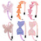 Toddler Headband with Bow, Glitter Headband for Little Girls, Sparkly Hair Accessories for Kids