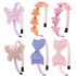 Toddler Headband with Bow, Glitter Headband for Little Girls, Sparkly Hair Accessories for Kids