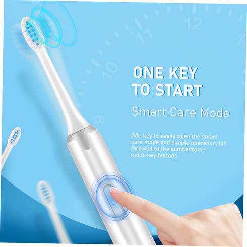 Ipetboom 1pc Electric Toothbrush for Adults Design Replacement Brush Ergonomic Handle for Comfortable Use for Daily