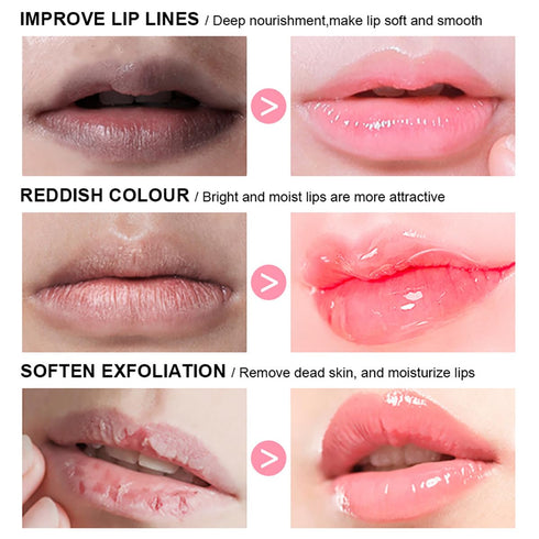 Sleeping Lip Mask, Long-Lasting Nourish & Hydrate Lip Mask, Lip Balm, Anti-chapped Lip Cream (01# Peach)