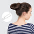 U Shaped Hair Pins - IKOCO 2.4inch Hair Pins for Women with Storage Box, Silver