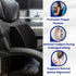 Thin Ergonomic Bucket Seat Lower Lumbar Back Support Pillow Cushion for Office Chair, Car, Truck, Wheelchair, Gaming