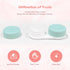 shuibao 6-Pack Set Contact Lens Case for Travel Contact Lens Solution Ideal for Storing Multiple Pairs of Lenses