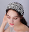 Sither Bridal Crystal Headband, Large Silver Hair Band Headpiece for Wedding Party, Hair Accessories for Bride