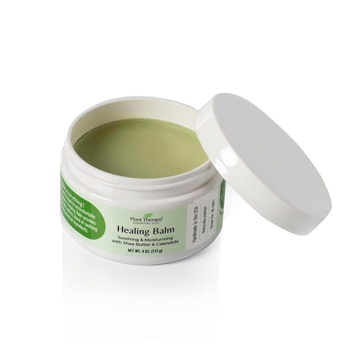 Plant Therapy Healing Balm 4 oz, 100% Pure & Natural, Soothing Ingredients: Shea Butter, Tamanu Oil, Calendula