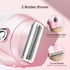 TOUCHBeauty Body Hair Shaver for Women, Pink Wet/Dry Hair Removal for Body/Leg/Bikini Travel