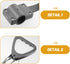 Pull-Up Handle Elderly Bed Assist Non-Slip Triangle Grips Device - Adjustable Length Handle Replacement for Seniors