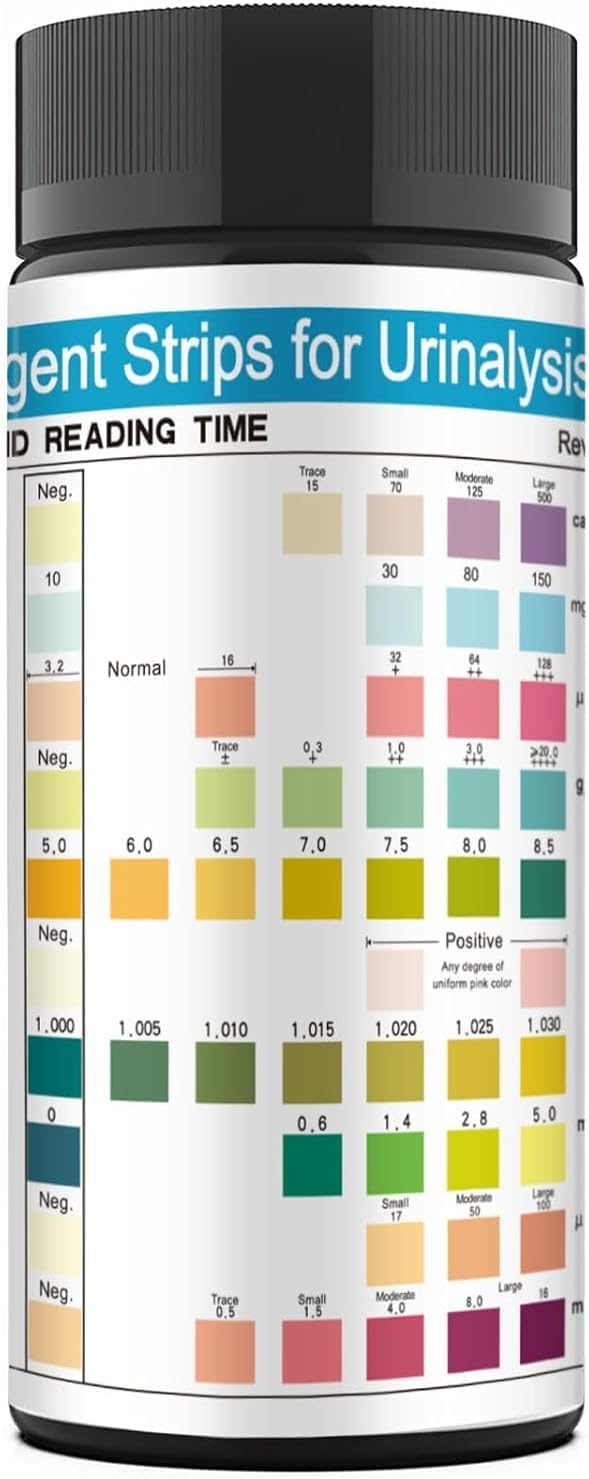 HEMOTOUCH Test Strips 10-in-1,10 Parameters 100 nos
