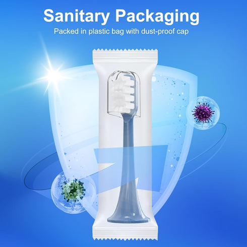 Mullburry Gen2 Cover,5 Pack Toothbrush Replacement Heads Compatible with Snow Electric Toothbrush,No LED Whitening