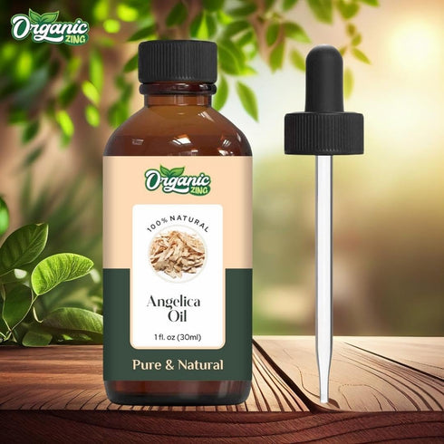 Angelica Oil - 30ml/1.01fl oz, Pure & Natural Essential Oil for Skincare, Massage, and Diffusers