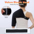 WOOLALA Heated Shoulder Brace with Massager Portable Electric Heating Pad for Shoulder Pain and Upper Arm Muscle