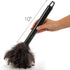 2 Pack Ostrich Feather Duster, 10 Inch Fluffy Natural Feather Duster with Plastic Handle, Extensible Cleaning Supplies