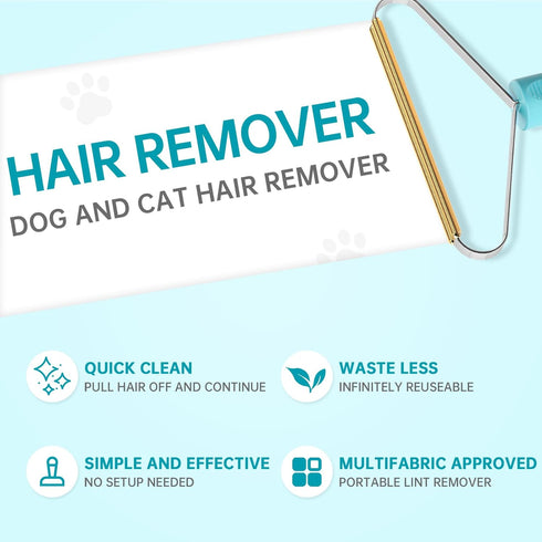 Pet Hair Removal Tool, Cleaner Pro Pet Hair Remover, 2 Pack, Fabric Shaver, Lint Cleaner Pro, Dog & Cat Hair Remover