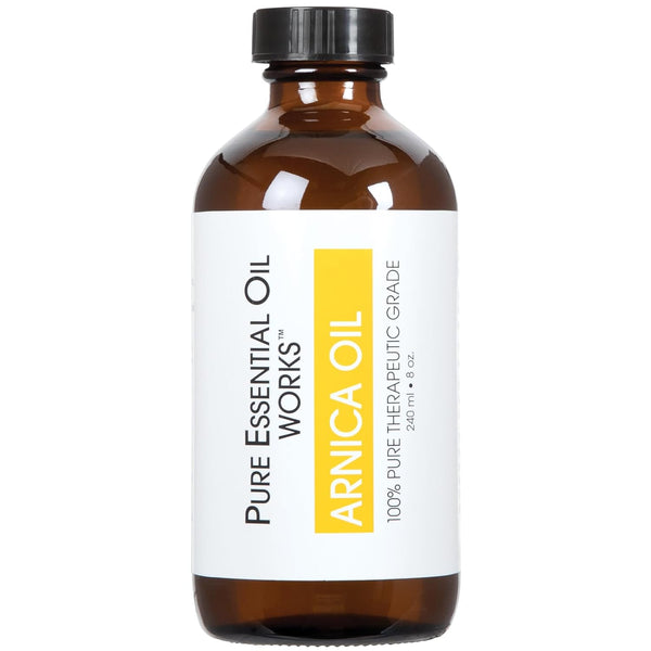 Arnica Oil, 100% Pure, Natural, Paraben-Free, 8 Ounces