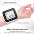 Automatic Wrist Blood Pressure Monitor with Large LCD Display, Adjustable Cuff, Dual 99 Reading Memory for Home Use