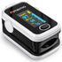 Pulse Oximeter,OLED Display Oxygen Monitor Fingertip,Blood Oxygen Saturation Monitor(SpO2) with Carrying Case,Silicone