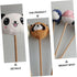 HAKIDZEL 5pcs Hammers Plush Cartoon Massage Soft Material Stress Relief Massage Sticks for Muscle Relaxation Home