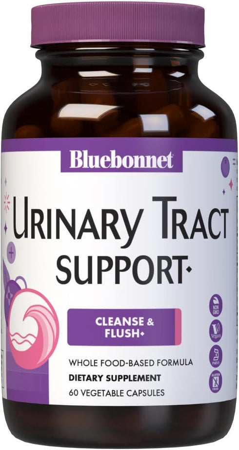 Bluebonnet Nutrition Urinary Tract Support, Cleanse & Flush*, 60 Vegetable Capsules, Non-GMO, Vegan