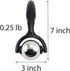 Vinyl Quote Me Roller Massage Ball - Ergonomic Handle Cold Warm Compression Temperature Keeper Stainless Steel Muscle