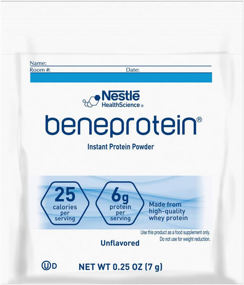 Beneprotein Instant Protein Powder Packets, Unflavored, 0.25 OZ, Pack of 12