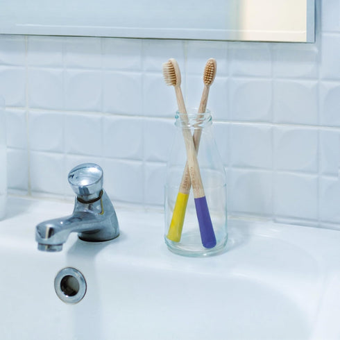 Superbee Biodegradable Bamboo Toothbrushes – 5 Pack, Soft Bristles for Adults & Kids, Eco-Friendly