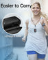 Mini Fingertip Pulse Oximeter, Oxygen Saturation Monitor for SpO2/Heart Rate/PI, Auto Graph Display