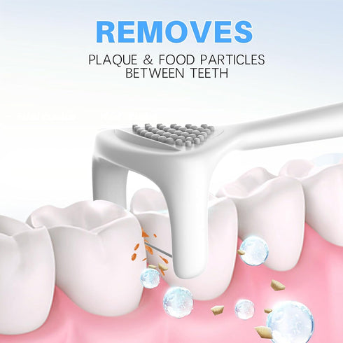 Voraiya Flosser Refills, 50 Voraiya Floss Heads, Reusable Woven Floss, Floss Without PFAS & Unwaxed Dental Floss (White)