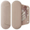 Silicone Makeup Brush Holder Travel Cosmetic Bag, Soft Portable Case with Anti-Fall Out Magnetic Closure