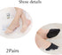 Ball of Foot Cushion Socks Non-Slip Pain Relief Toe Topper Socks, Seamless Half Forefoot Socks