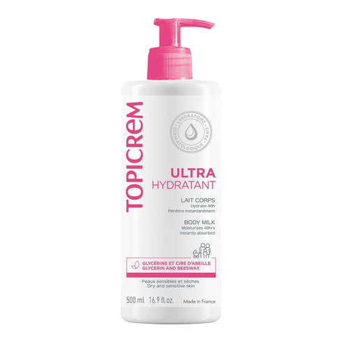 Topicrem Ultra-Moisturising Body Milk, 500 ml