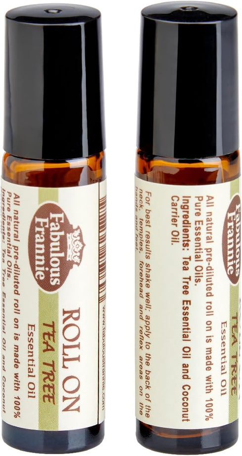 Fabulous Frannie Tea Tree Essential Oil Roll-On, Made with Pure Essential Oils, 10ml