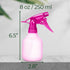 Rayson Empty Spray Bottle Refillable Container, Fine Mist Sprayer for Hair, Watering Plants, Showering Pets (1 Pack,