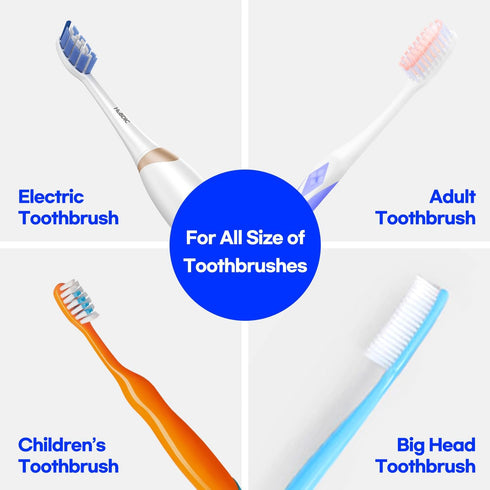 HubiCare Toothbrush Case, Toothbrush Covers with Holder, Rechargeable Travel Home Toothbrush and Holder, Cleaner Case